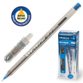 Ручка масляная синяя PenSan "My-Tech", линия письма 0,7мм, тониров.корпус, 305823/ 141595