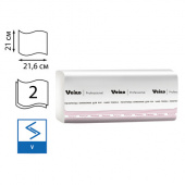 Полотенца листовые (Н2) VEIRO Premium V-укл., белые, 2-сл., 200л /20/ KV306, 231328