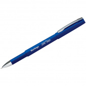 Ручка гелевая синяя Berlingo "Silk touch", резин. грип, линия письма 0,3мм, 265907