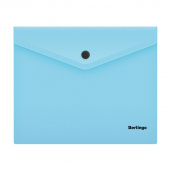 Папка-конверт с кнопкой Berlingo А5+ "Instinct", 180мкм, аквамарин, 300422