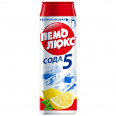 Чистящий порошок Пемолюкс "СОДА-5. Лимон" /16/ 480г