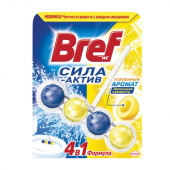 Чистящее средство д/унитаза Бреф (BREF) "Лимонная свежесть", 50г, подвеска-шарики, 601898