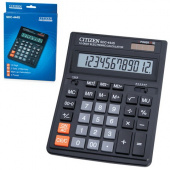 Калькулятор CITIZEN 12-разр., SDC-444 S, 2-е питание, 153*199*31мм, черный, 118840/ 250221