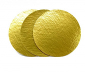 Подложка золото d-80мм Pasticciere/ForGenika BASE, толщ. 0,8мм, 100шт/упак