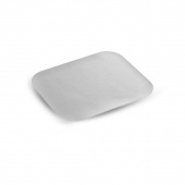 Форма алюм, прямоуг, 280мл, L-край, КРЫШКА картон-мет., 100шт/упак /10/ СтП, 9766