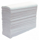 Полотенца листовые (H2) RiKi, Z-укл., 1-сл., 200л (35г), белые /21 в пакете/ 103614