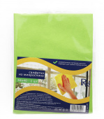 Салфетка бытовая зеленая "RiKi", 34×40 см, 1 шт