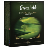 Чай зеленый Гринфилд (GREENFIELD) "Flying Dragon", 100 пак/уп, 620223