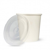 Банка 760мл Eco Soup 26W Е БЕЛАЯ + проз. крышка /250/