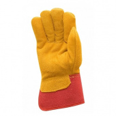 Краги спилковые Русские Львы утепленные (иск.мех)