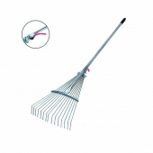 Грабли веерные 15 зубьев (проволочные), с метал.черенком