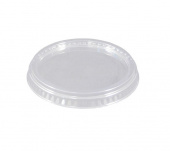 Стакан ПП д95 КРЫШКА ПЛОСКАЯ без отверстия, 50ш/упак /20/ УЮ