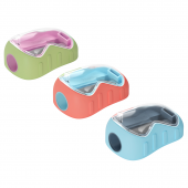 Точилка Berlingo 1 отверстие "Soft", пластик, контейнер, туба, ассорти, 320758 