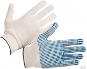 Перчатки белые ХБ, 10 кл 