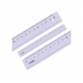 Линейка 20см СТАММ, пластик, тонированная, 028387