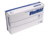 Перчатки виниловые белые, XL, 50 пар/упак, ViniMax, B398XL