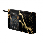 Еженедельник 2025г. BRAUBERG "Vista", А6, 64л, под кожу, Marble, 115995