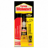 Клей моментальный Супер-Момент, 3г, отрывной блистер, 605640