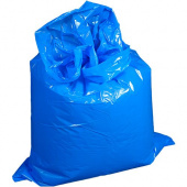 Мус. мешок 160л ПВД + ПНД, голубой, 82,5*120см, 35 мкм