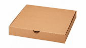 Коробка д/пиццы 280*280*40, бурая, 50шт/упак /18/ МОНОБЛОК, АЛ