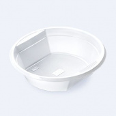 Тарелка суповая 500мл, 100шт/упак, белая /20/ Фопос