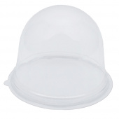 Контейнер д/пирожных ПР-Т-85 КРЫШКА-КУПОЛ /390/ прозрачная