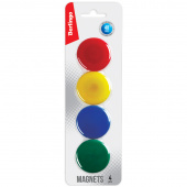 Магниты 4см Berlingo, 4шт/упак, ассорти, 135179