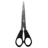 Ножницы 140мм STAFF Basic, черные, 235458