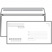 Конверт Е65 110*220мм КУДА-КОМУ, без окна, клейкий край /1000/ РПФ, 006465/124391