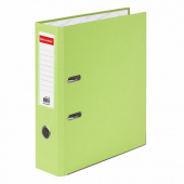 Регистратор BRAUBERG 80мм с покрытием из ПВХ, лайм, 227196