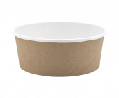 Контейнер круглый d=168мм 1000мл, ДНО, 50шт, крафт, РП /5/ 251956