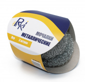 Мочалка для посуды метал. "RiKi", 3 шт/упак