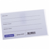 Бейдж OfficeSpace 57*90мм, горизонтальный, с клипом и булавкой, 178797