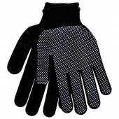 Перчатки нейлоновые с ПВХ, черный