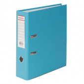 Регистратор BRAUBERG 80мм с покрытием из ПВХ, бирюзовый, 227198