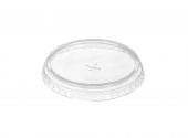 Стакан ПП д95 КРЫШКА ПЛОСКАЯ с крест. отверстием, 25ш/упак /20/ УЮ