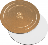 Подложка золото/жемчуг d-180мм, толщ. 3,2мм, 20шт/уп