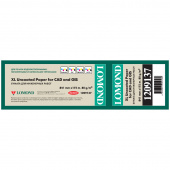 Рулон для плоттера "Lomond", 841мм×175м×вт.76мм, 80 г/м2