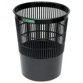 Корзина для бумаг 14л СТАММ, сетчатая, черная, 235841/093973