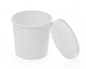 Банка 445мл Eco Soup 16W  Белая + КРЫШКА /250/