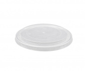 Контейнер круглый d=152мм 800мл, КРЫШКА плоская, 30шт (прозр.), РП /10/ 250200