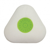 Ластик STAFF "College" PE-068, треугольный, пластиковый держатель, 35*35*10мм,  228068