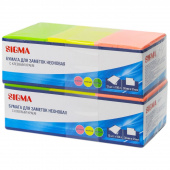 Бумага д/заметок SIGMA 38*50мм, 24шт*100л, 3 цвета, НЕОН, 479750 /7/