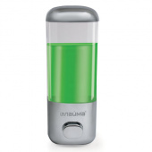 Дозатор д/жидкого мыла 0,5л ЛАЙМА, наливной, серебристый, 601793