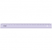 Линейка 30см СТАММ, пластик, тонированная, 006269