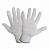 Перчатки белые ХБ, 10 кл