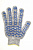 Перчатки хб Премиум ПВХ 5 нитей 10кл, серые (волна)