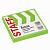 Бумага для заметок STAFF 76*76мм, 100л, неон, зеленый, 115585