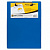 Планшет-доска BRAUBERG "NUMBER ONE A4", с верхним прижимом, картон/ПВХ, синяя, 232217